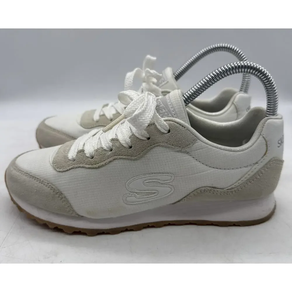 Skechers OG‎ 85 Vibein White Womens Size 6 Athletic Sneakers